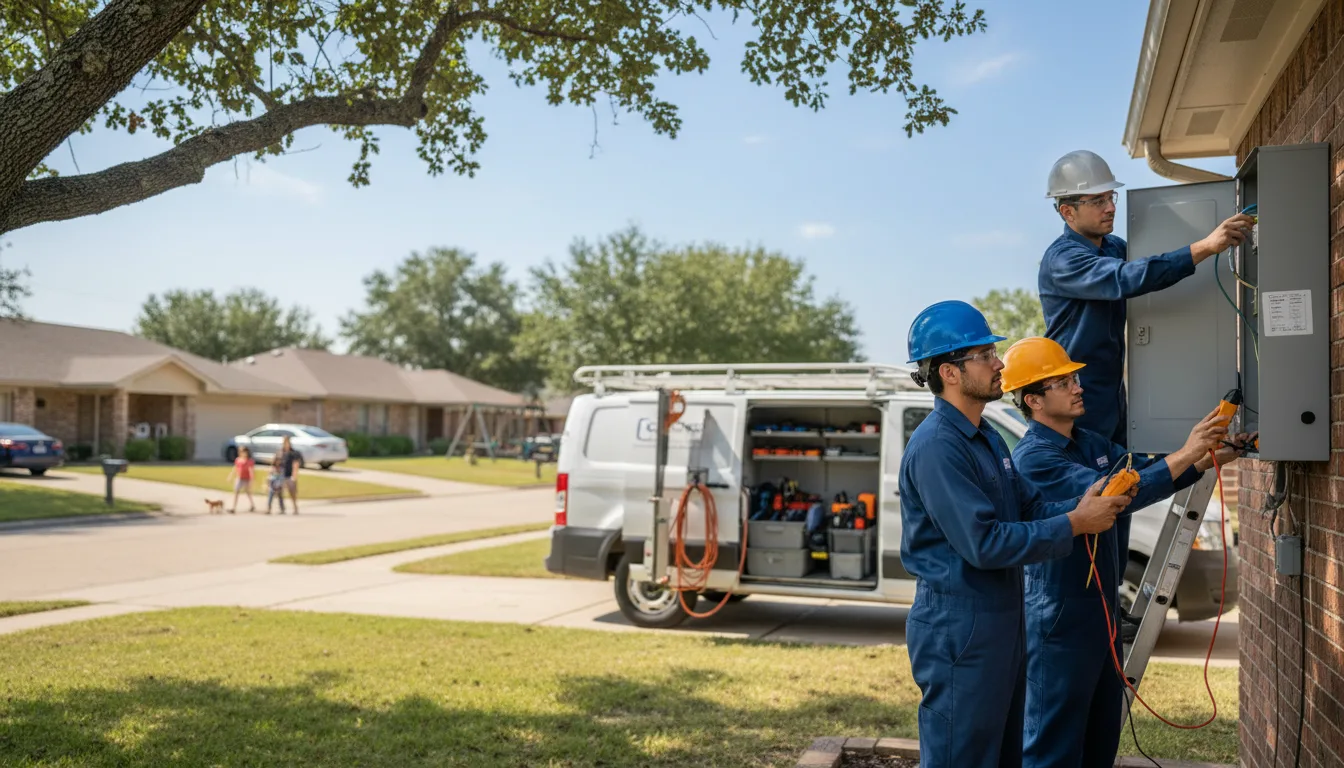 Certified electrician providing emergency electrical services in Eldora, IA